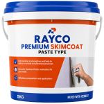rayco premium skimcoat PASTE TYPE mixed with cement